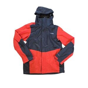 Mens Columbia Orange and Black  Size Small Windbreaker